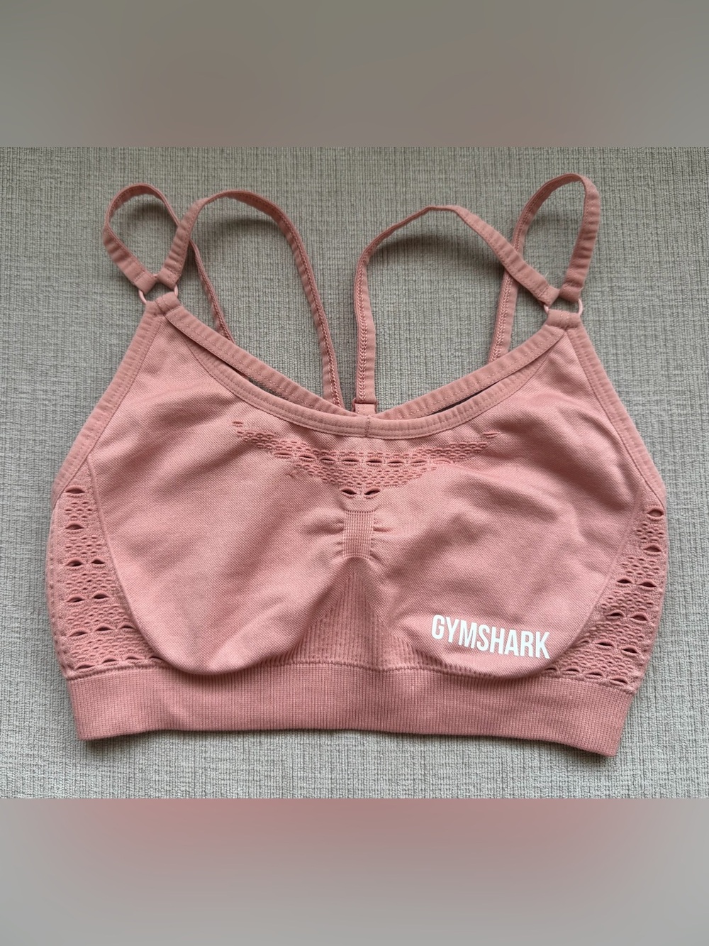 Gymshark Blush Pink Seamless Light Support Sports Bra